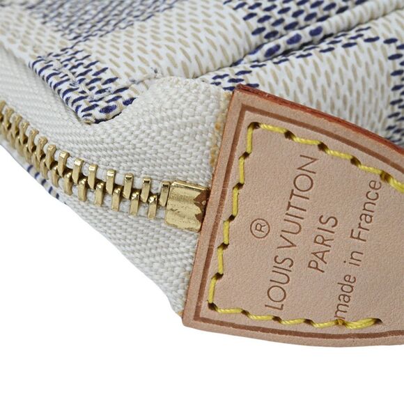 Louis Vuitton Mini Pochette Accessoire Damier Azur White - Picture 9 of 9